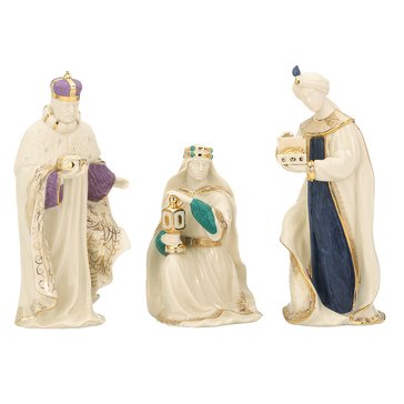 Lenox First Blessing Nativity Three Kings Figurine Set