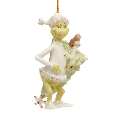 Lenox Grinch Stealing Tree Ornament