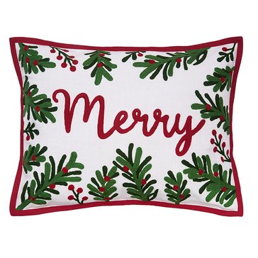 CF Home Merry Botanical Sprig Pillow