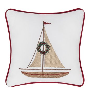 CF Home Sailboat Pillow