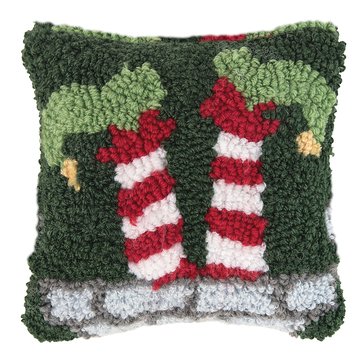 CF Home Elf Hooked Pillow