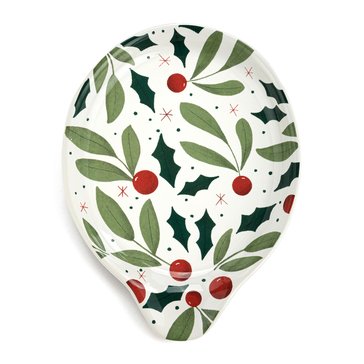 Demdaco Holly Leaves Spoon Rest