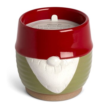 Demdaco Small Ceramic Gnome Candle