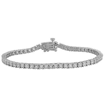 Diamond Brilliance 1/4 cttw Lab Grown Diamond Tennis Bracelet