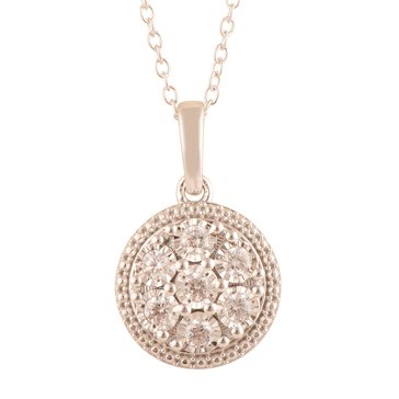 Diamond Brilliance 1/4 cttw Lab Grown Diamond Round Pendant