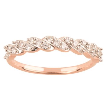 Diamond Brilliance 1/4 cttw Lab Grown Diamond Twist Ring