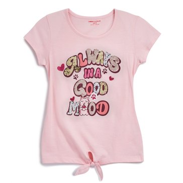 Liberty & Valor Little Girls' Good Mood Tee