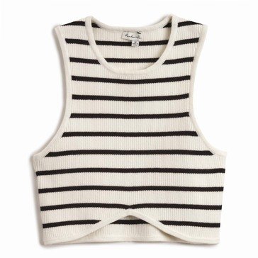 Hunter & Brown Women's Stripe Crop Top