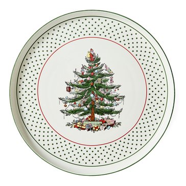 Spode Christmas Tree Polka Dot Lazy Susan