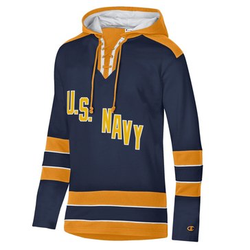 Champion Men's US Navy 75 Adult Superfan Hockey Hoodie