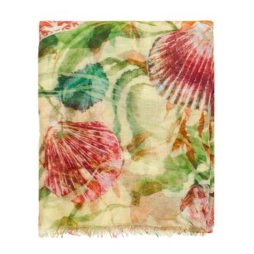 Patricia Nash Seashells by the Seashore Print Scarf