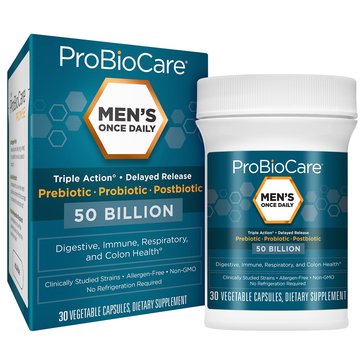 The Vitamin Shoppe Probiocare Probiotic 50 Billion Mens Vegetarian Capsules