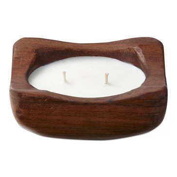 Tag Flora Wood Candle