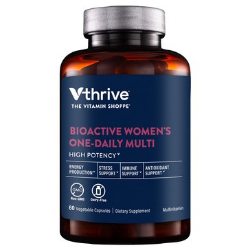 Vthrive Bioactive Womens Daily Vegetarian Capsules, 60-Count