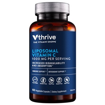 Vthrive Liposomal Vitamin C Vegetarian Capsules, 60-Count