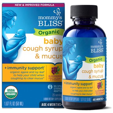 Mommy's Bliss Organic Baby Cough Syrup with Immunity Support