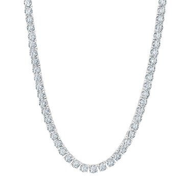 Crislu Cubic Zirconia Brilliant Cut Tennis Necklace