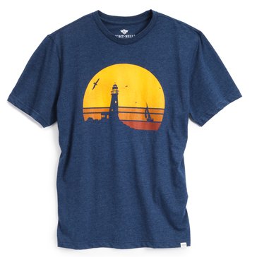 Eight Bells Men's Short Sleeve Light House Graphic Tee 