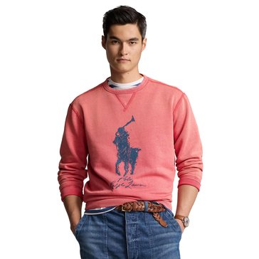 Polo Ralph Lauren Men's Long Sleeve Graphic Fleece Crew Sweatshirt