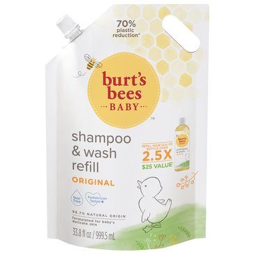 Burts Bees Baby Bee Shampoo and Wash Refill