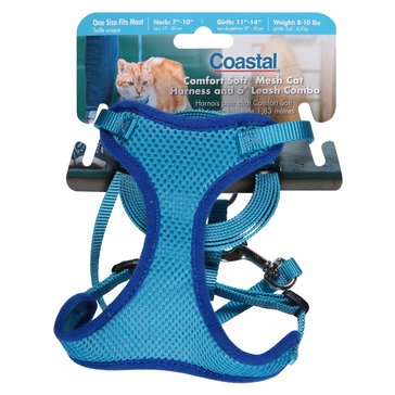 Coastal Pet Comfort Soft Adjustable Cat Harness with Leash