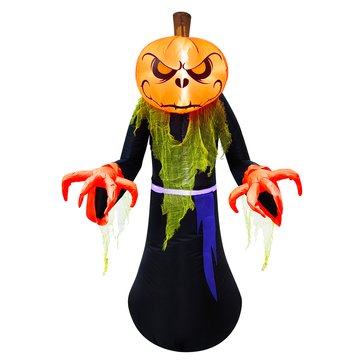 HKS 4-Foot Halloween Pumpkin Reaper Inflatable