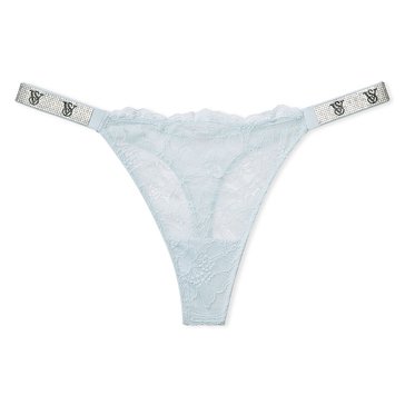 Victoria's Secret Women's Very Sexy Shine Strap Lace Monogram Thong