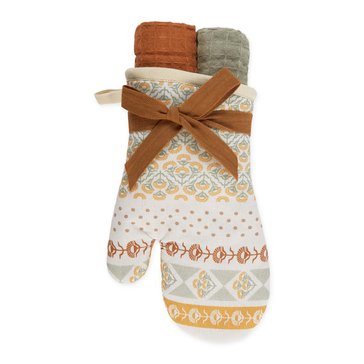 Design Imports Golden Hour Oven Mitt Gift Set