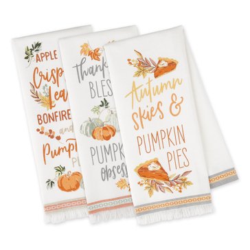 Design Imports Autumn Afternoon Printed Dish Towels