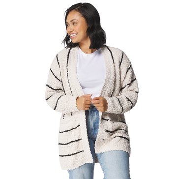 Yarn & Sea Women's Popcorn Two Pocket Cardigan