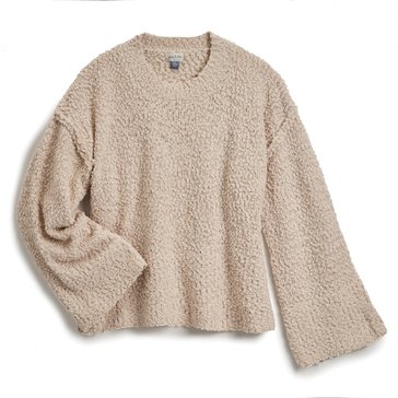 Yarn & Sea Popcorn Step Hem Pullover Sweater