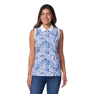 Tommy Hilfiger Women's Sleeveless Floral Polo