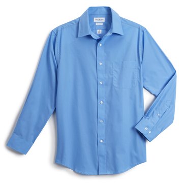 Bill Blass Men's Long Sleeve Essential Fitted Dress Shirt BAS