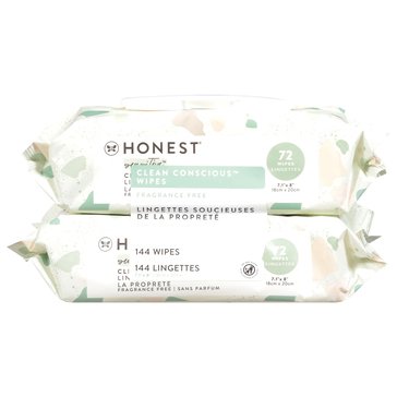 The Honest Company Baby Wipes Geo Mood Fragrance Free 2 Pack