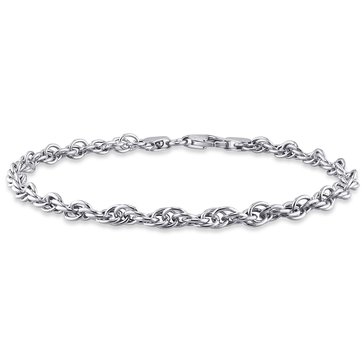 Sofia B. Men's 3.7MM Singapore Chain Bracelet