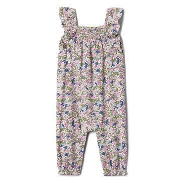 Gap Baby Girl Floral Flutter Strap Jumpsuit