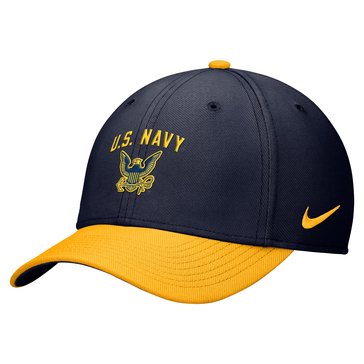 Nike US Navy Rise Color Block Swoosh Flex Cap