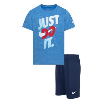 Nike Little Boys Drop Tee And Short Set