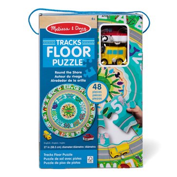 Melissa & Doug Round the Shore Floor Puzzle And Play Set