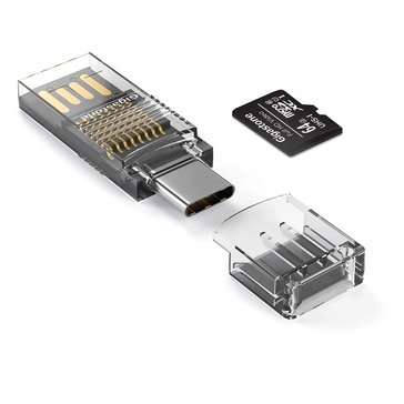 Gigastone 3-in-1 MicroSD Card SD/USB