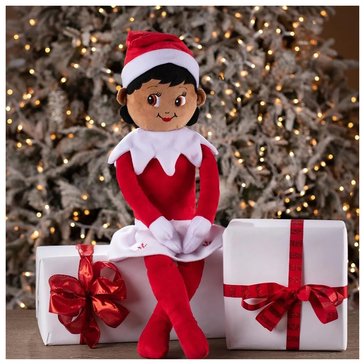 The Elf on the Shelf Plushee Pals Huggable Girl with Brown Eyes