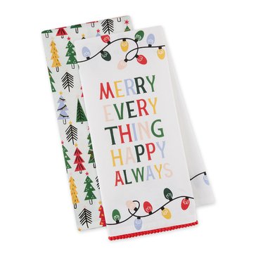 Design Imports Merry Everything Dish Towel Set