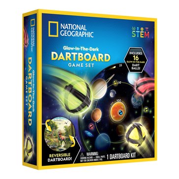 National Geographic Glow In The Dark Space Darts Kit