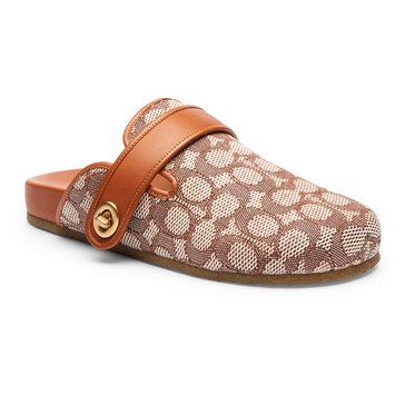 Coach Women's Blake Signature Textile Jacquard Clog