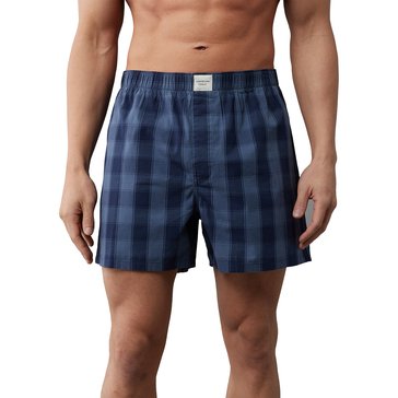 AE Men's Plaid Stretch Boxer Shorts