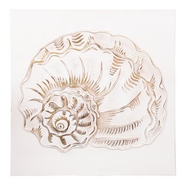 Beachcombers Coastal Life Fan Shell Wall Art