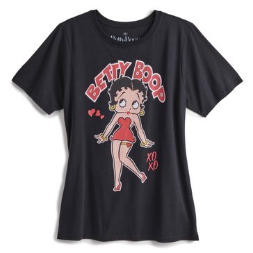 Ripple Junction Women's Betty Boop Hollywood Boyfriend Tee (Petites) 