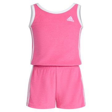 Adidas Little Girls' Terry Cloth Romper