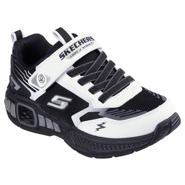 Skechers Little Boys' Lighted Gore and Strap Sneaker