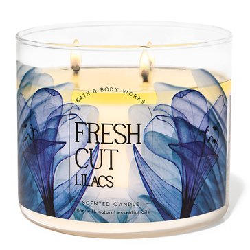 Bath & Body Works Fresh Cut Lilacs 3-Wick Candle
